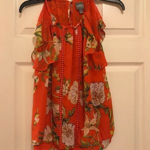 Soho New York and Company Orange Tank Top